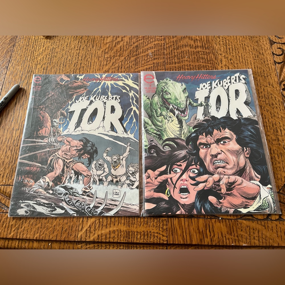 1993 Epic comics heavy hitters Joe kuberts TOR issues #1 & #3